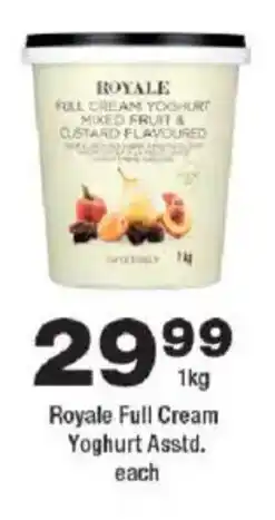 OK Foods Royale Full Cream Yoghurt Asstd. offer