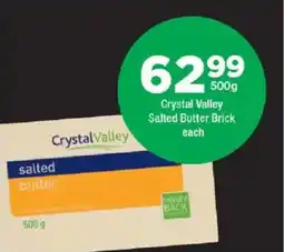 OK Foods Crystal Valley Salted Butter Brick offer