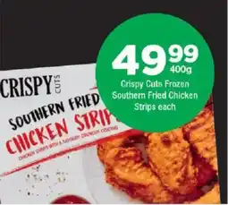 OK Foods Crispy Cuts Frozen Southern Fried Chicken Strips offer