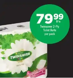 OK Foods Twinsaver 2-Ply Toilet Rolls offer