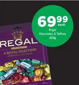 OK Foods Regal Chocolates & Toffees offer