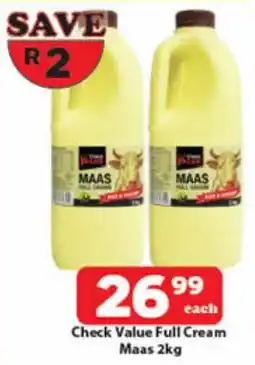Check Save Check Value Full Cream Maas offer