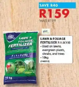 Chamberlain PROTEK Lawn & foliage fertiliser 7:1:3(15) offer