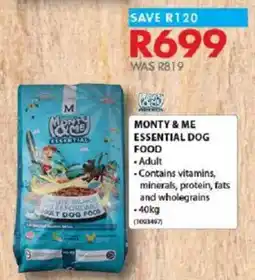 Chamberlain Monty & me essential dog food offer