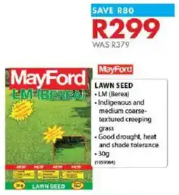 Chamberlain MayFord Lawn Seed offer