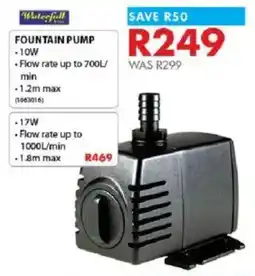 Chamberlain Waterfall fountain pump offer