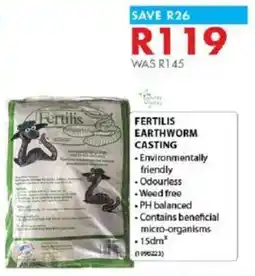 Chamberlain Fertilis earthworm casting offer
