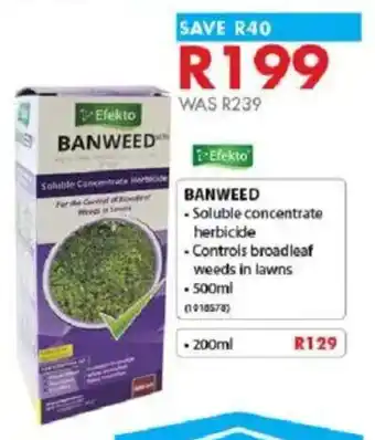 Chamberlain Efekto Banweed offer