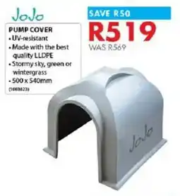 Chamberlain Jojo pump cover offer