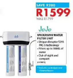 Chamberlain Jojo undersinkwater filter unit offer