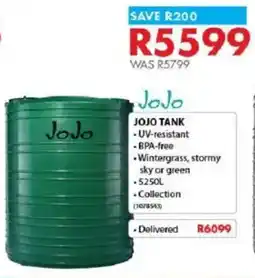 Chamberlain Jojo tank offer