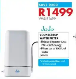 Chamberlain Jojo countertop water filter offer