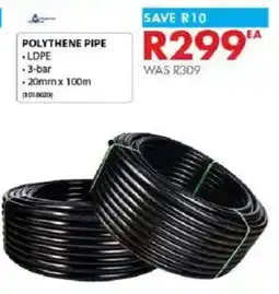 Chamberlain Polythene pipe offer
