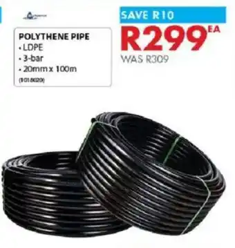 Chamberlain Polythene pipe offer
