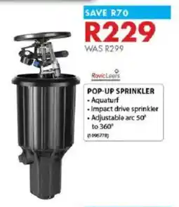 Chamberlain RovicLeers Pop-up Sprinkler offer