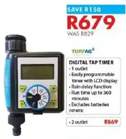 Chamberlain Turfag digital tap timer offer