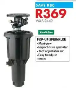Chamberlain Rain & bird pop-up sprinkler offer