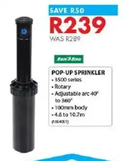 Chamberlain Rain & bird pop-up sprinkler offer