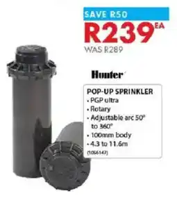 Chamberlain Hunter pop-up sprinkler offer