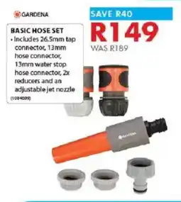 Chamberlain Gardena basic hose set offer