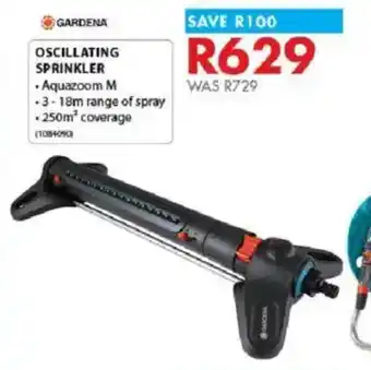 Chamberlain Gardena oscillating sprinkler offer