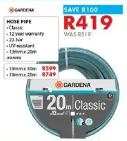 Chamberlain Gardena hose pipe offer