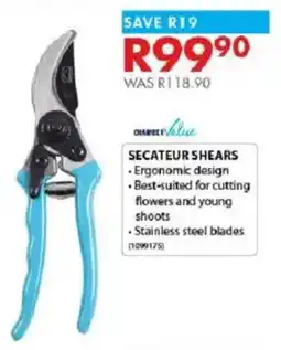 Chamberlain Secateur shears offer