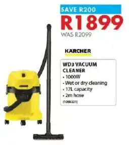 Chamberlain Karcher wd3 vacuum cleaner offer