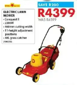 Chamberlain Wolf garden electric lawn mower offer
