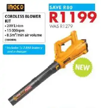 Chamberlain Ingco cordless blower kit offer