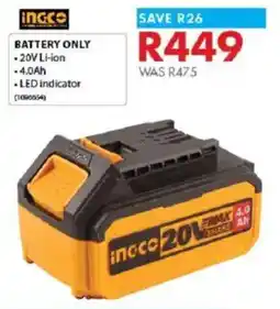 Chamberlain Ingco battery offer