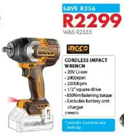 Chamberlain Ingco cordless impact wrench offer