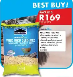 Chamberlain Wild bird seed mix offer