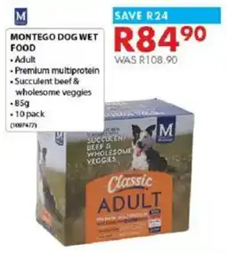 Chamberlain Montego dog wet food offer