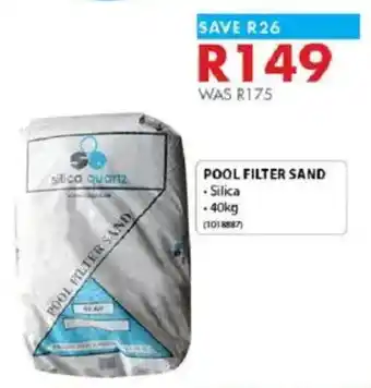 Chamberlain Pool filter sand offer