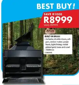 Chamberlain Avalon built-in braai offer