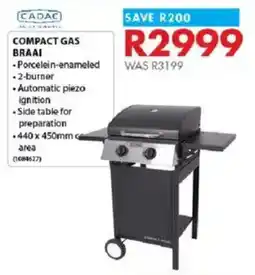 Chamberlain Cadac compact gas braai offer