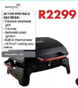 Chamberlain Megamaster active portable gas braai offer
