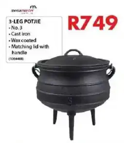 Chamberlain Megamaster 3-leg potjie offer