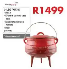 Chamberlain Megamaster 3-leg potjie offer