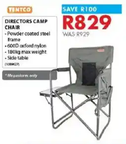 Chamberlain Tentco directors camp chair offer