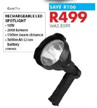 Chamberlain Rechargeable led spotlight offer