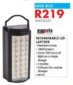 Chamberlain Magneto rechargeable led lantern offer