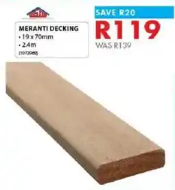Chamberlain Meranti decking offer