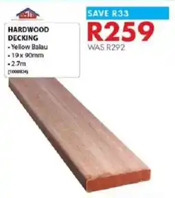 Chamberlain Hardwood decking offer