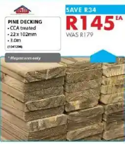 Chamberlain Pine decking offer