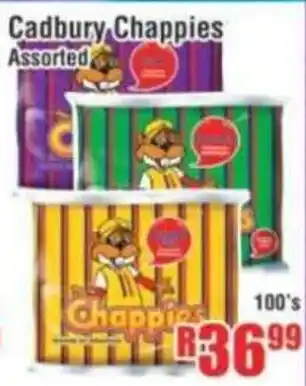 Devland Cash And Carry Cadbury Chappies Assorted offer