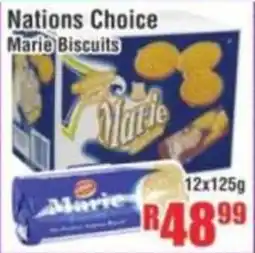 Devland Cash And Carry Nations Choice Marie Biscuits offer