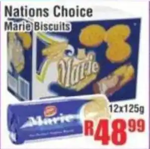 Devland Cash And Carry Nations Choice Marie Biscuits offer