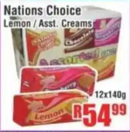 Devland Cash And Carry Nations Choice Lemon/ Asst. Creams offer